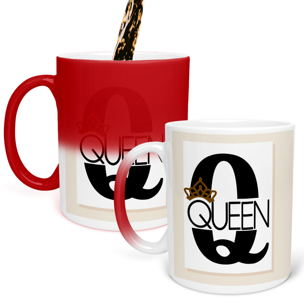 Printed Ceramic Coffee Mug | Valentine Day | Queen – For Her | 325 Ml…